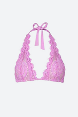 PQ Swim Lace Halter Top in Wisteria
