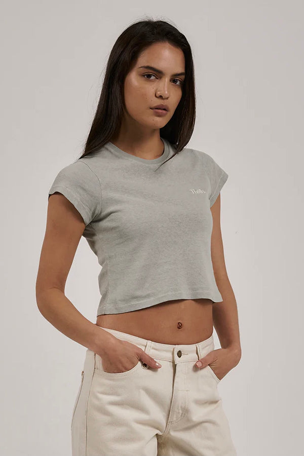 Thrills Tempo Hemp Mini Tee in Sage Grey