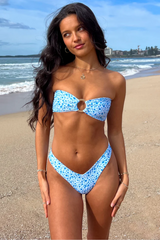 Kulani Kinis Y Cheeky Bikini Bottom in Dream Flower