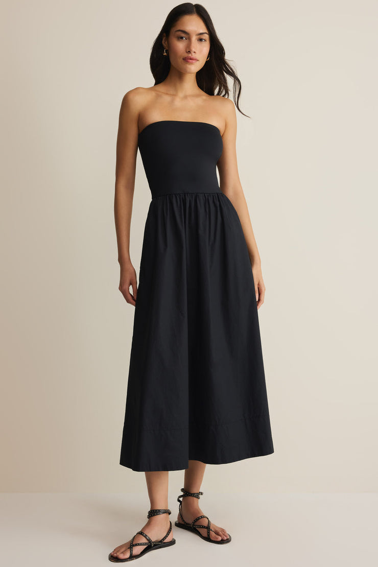 Z Supply Sunsought Strapless Midi Dress
