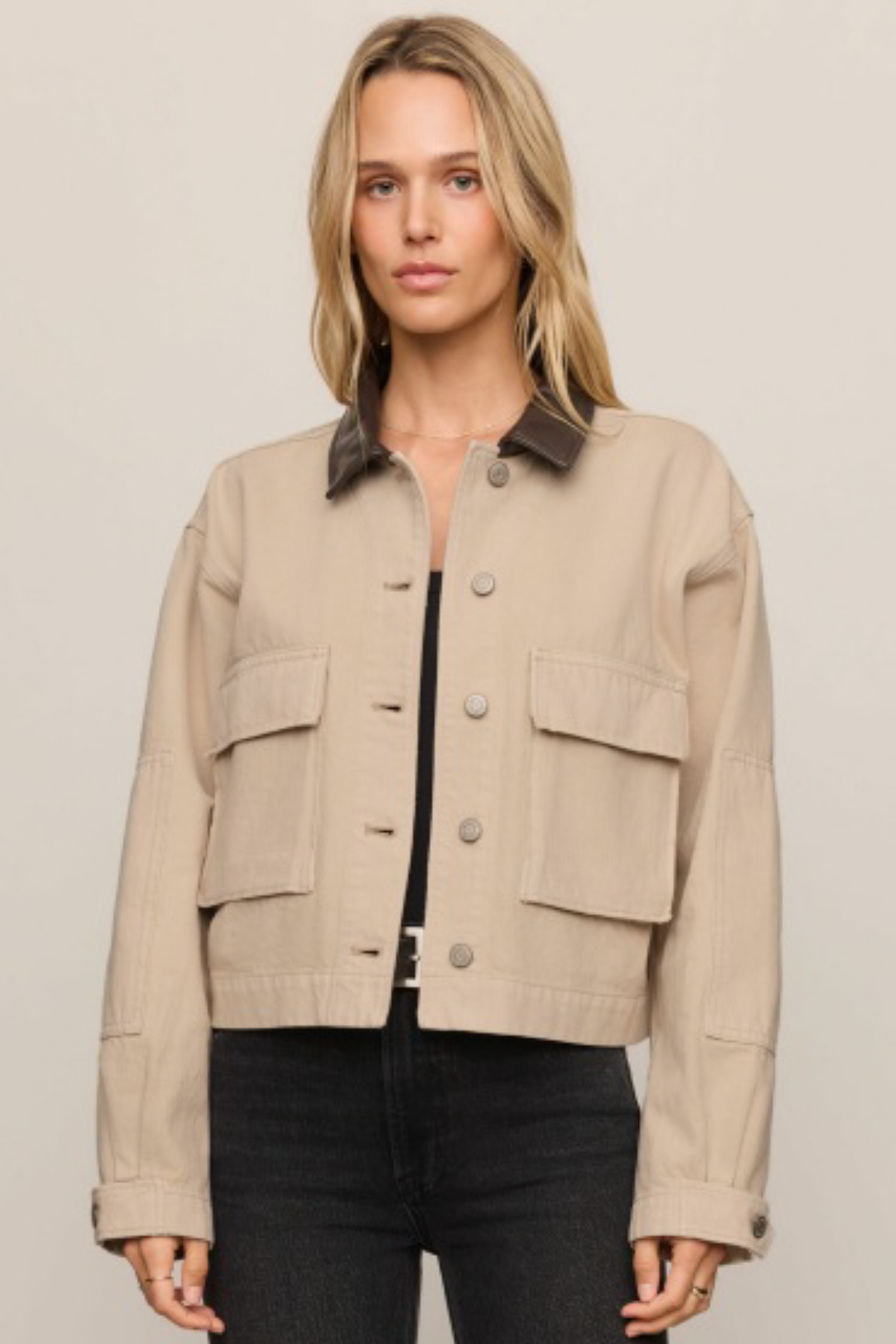 Z Supply Rey Cropped Chore Jacket