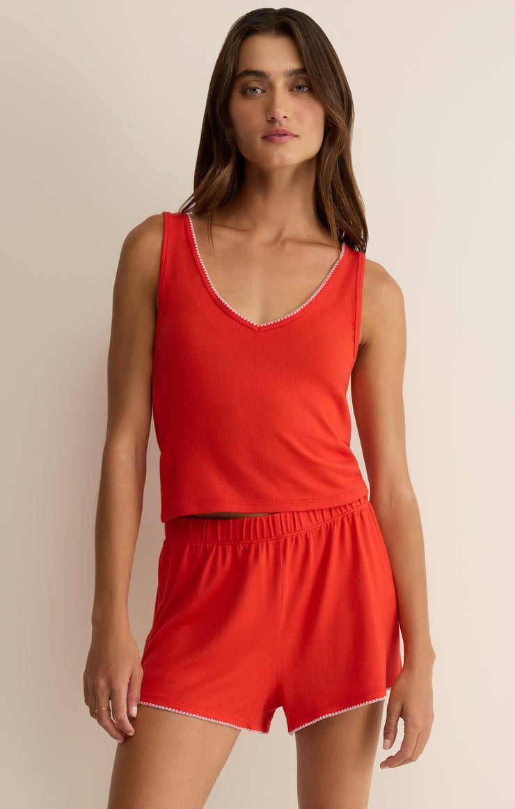 Z Supply Hideaway Short in Lychee