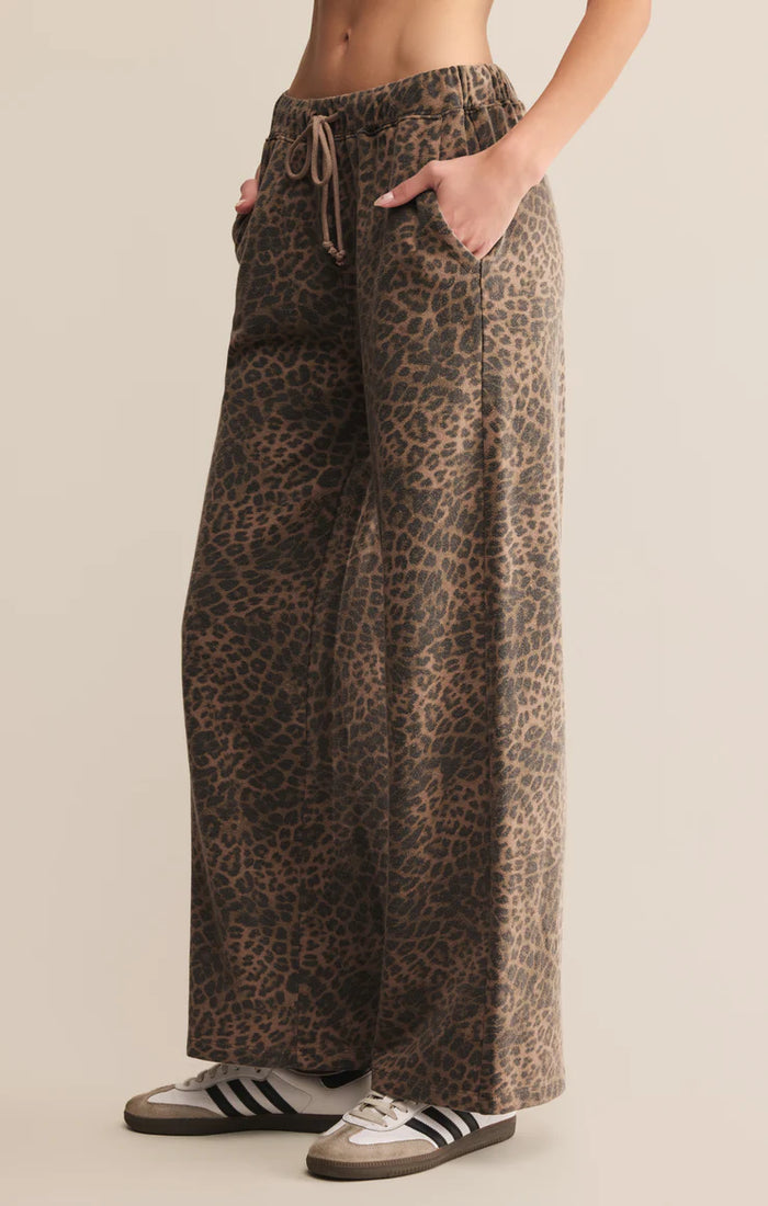 Z Supply Hunter Leopard Knit Pant