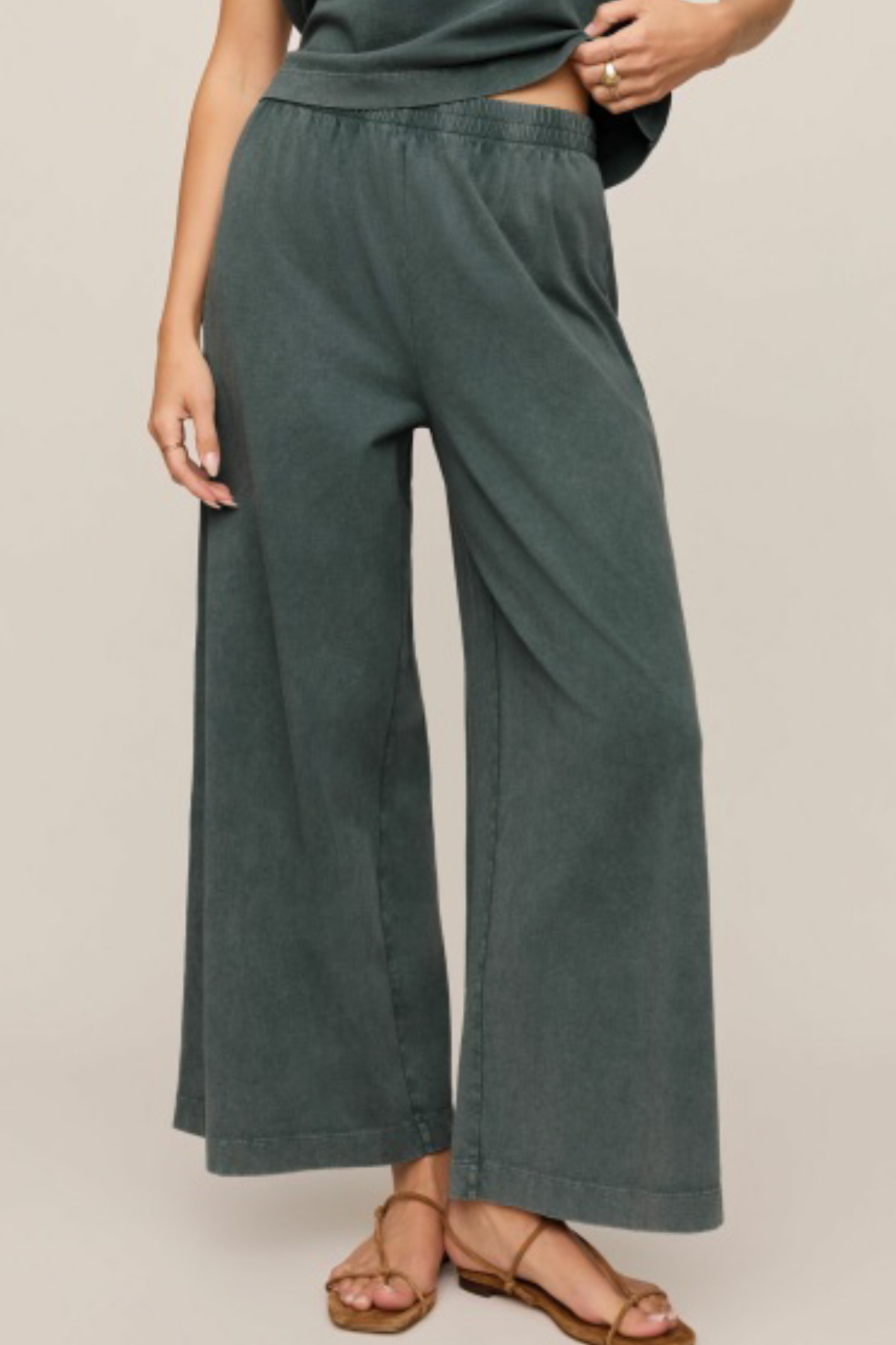 Z Supply Scout Jersey Crop Flare Pant