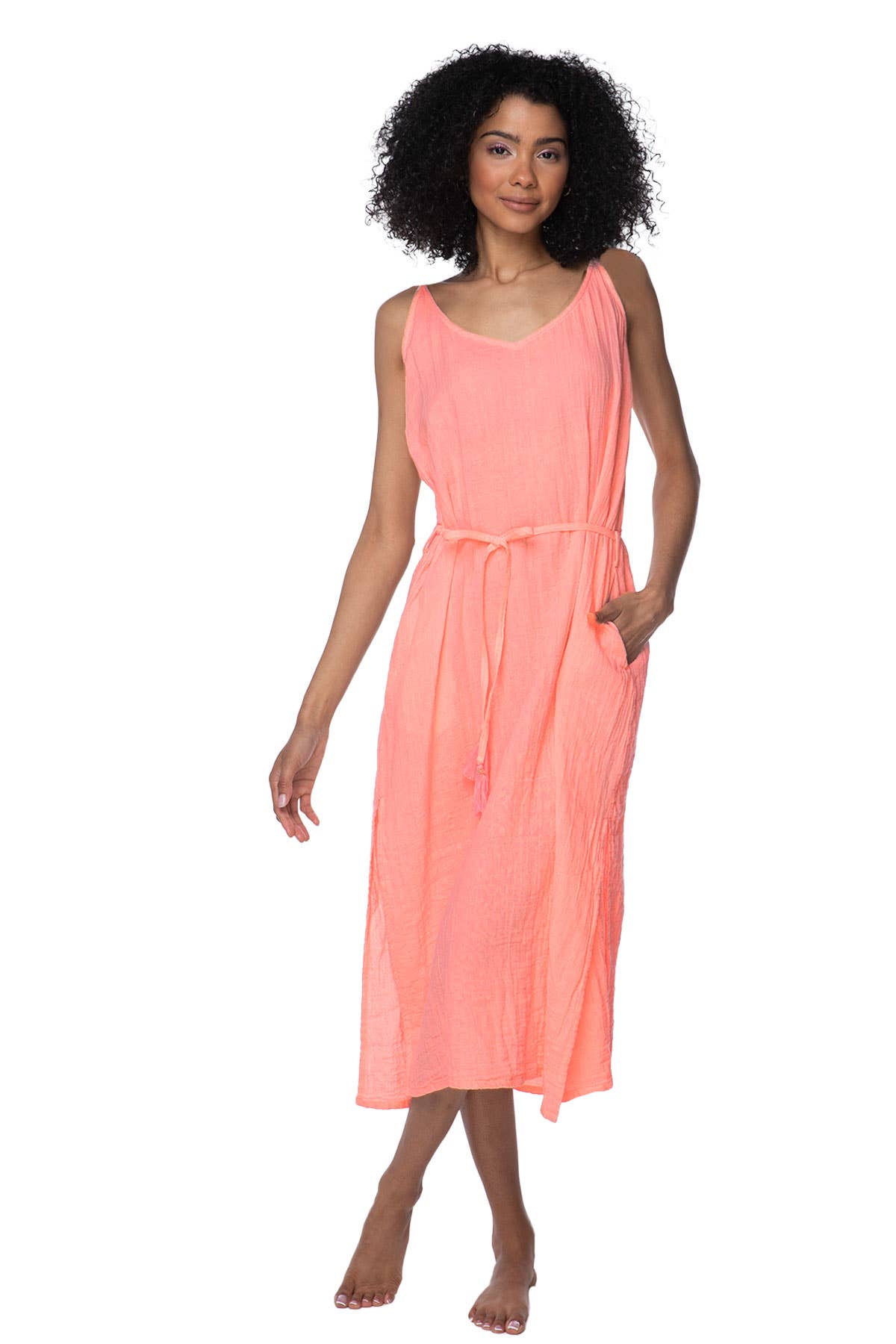Subtle Luxury Double Gauze Trish Tank Dress, additional view | Bikinibird