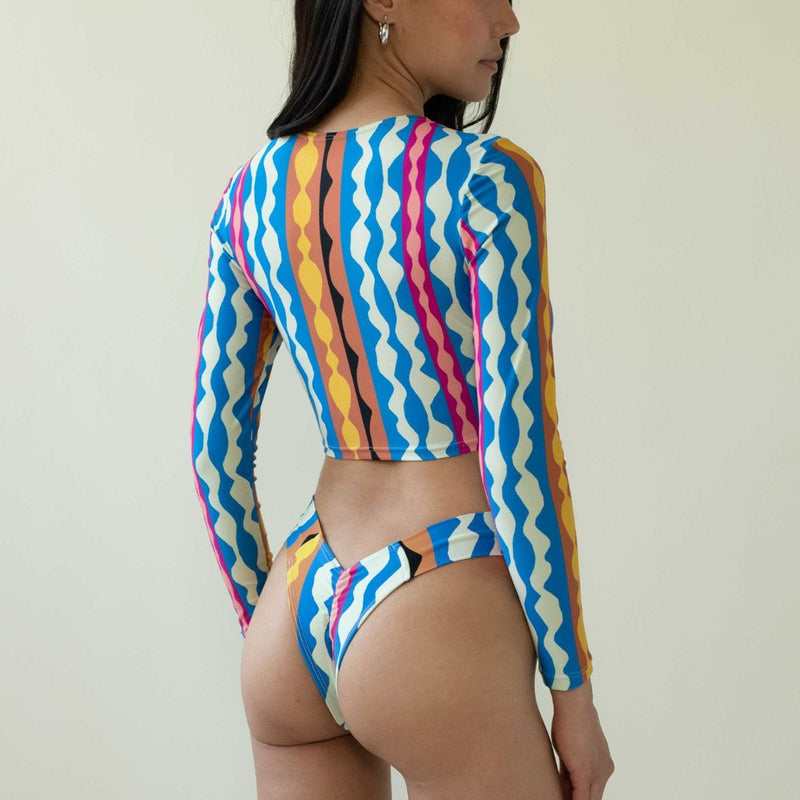 Montce Added Coverage Uno Bikini Bottom in Abstract