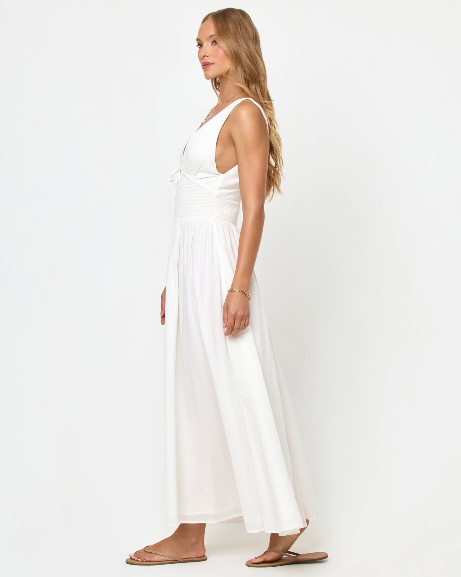 LSPACE Emmaline Maxi Dress - Cream, additional view | Bikinibird