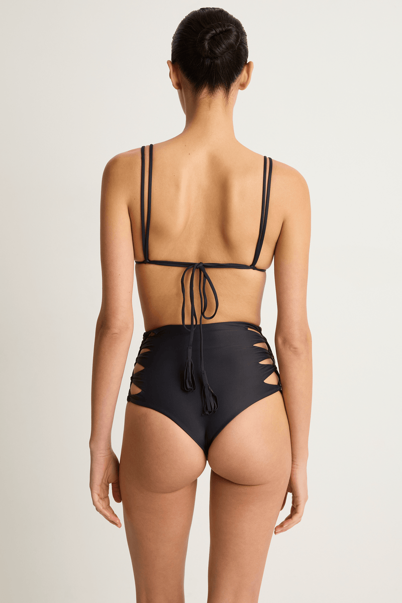 Acacia Swimwear Queens Bottom in Licorice