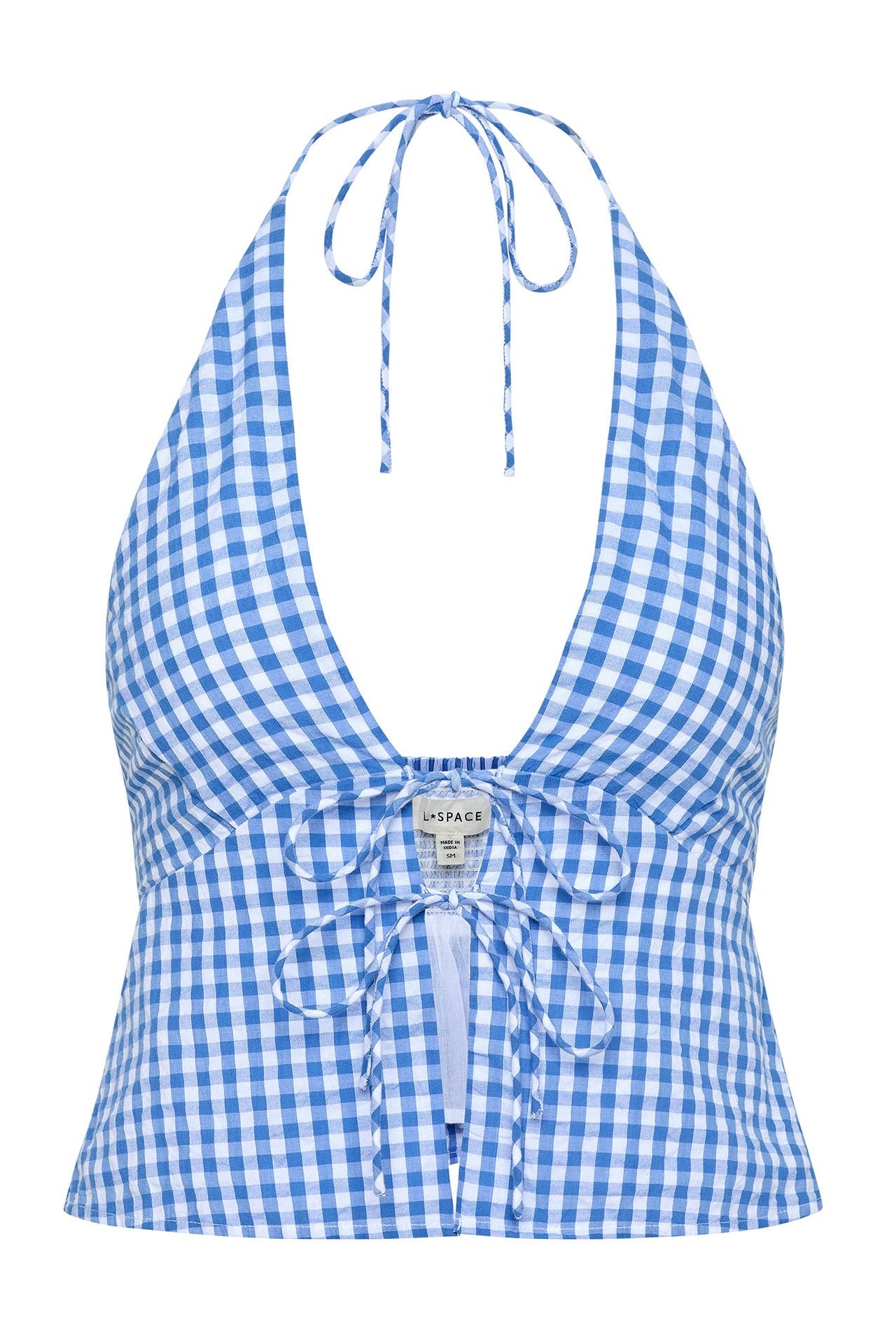 LSPACE April Top - Morning Gingham, additional view | Bikinibird