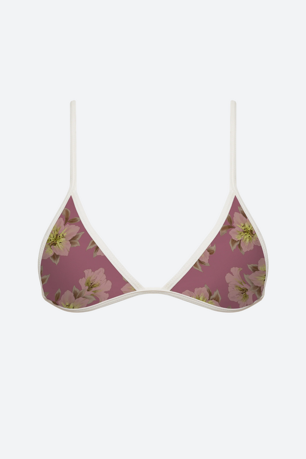 Acacia Swimwear Baja Piped Top in Isla