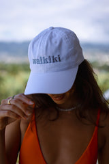 Yesterdays Sportswear Waikiki Dad Hat in White