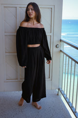 Golden Trip Alana Pant in Black