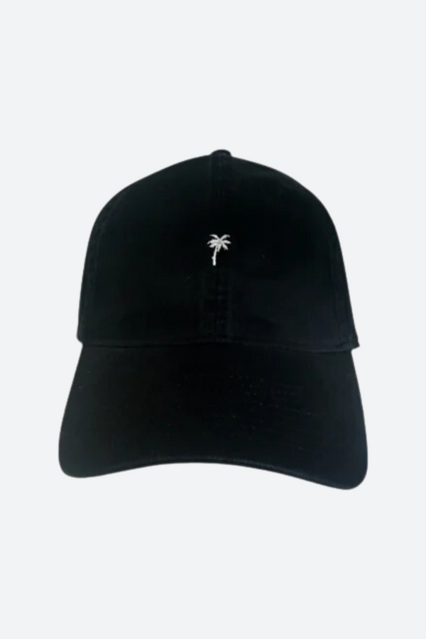 BikiniBird Palm Tree Baseball Hat in Black