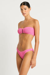 Bound by Bond-Eye Blake Bandeau Top in Candy Pink Recycled