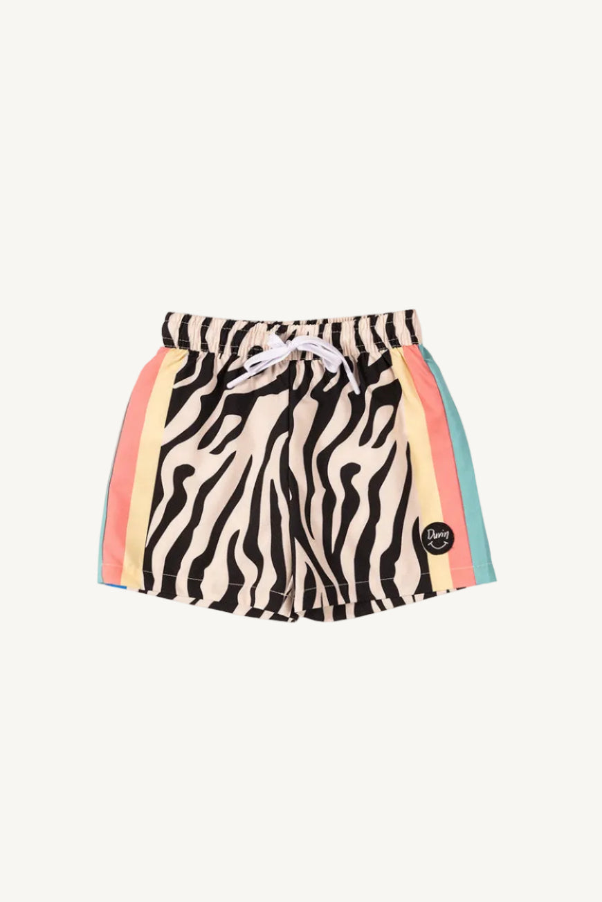 Duvin Boys Zebra Disco Swim Short