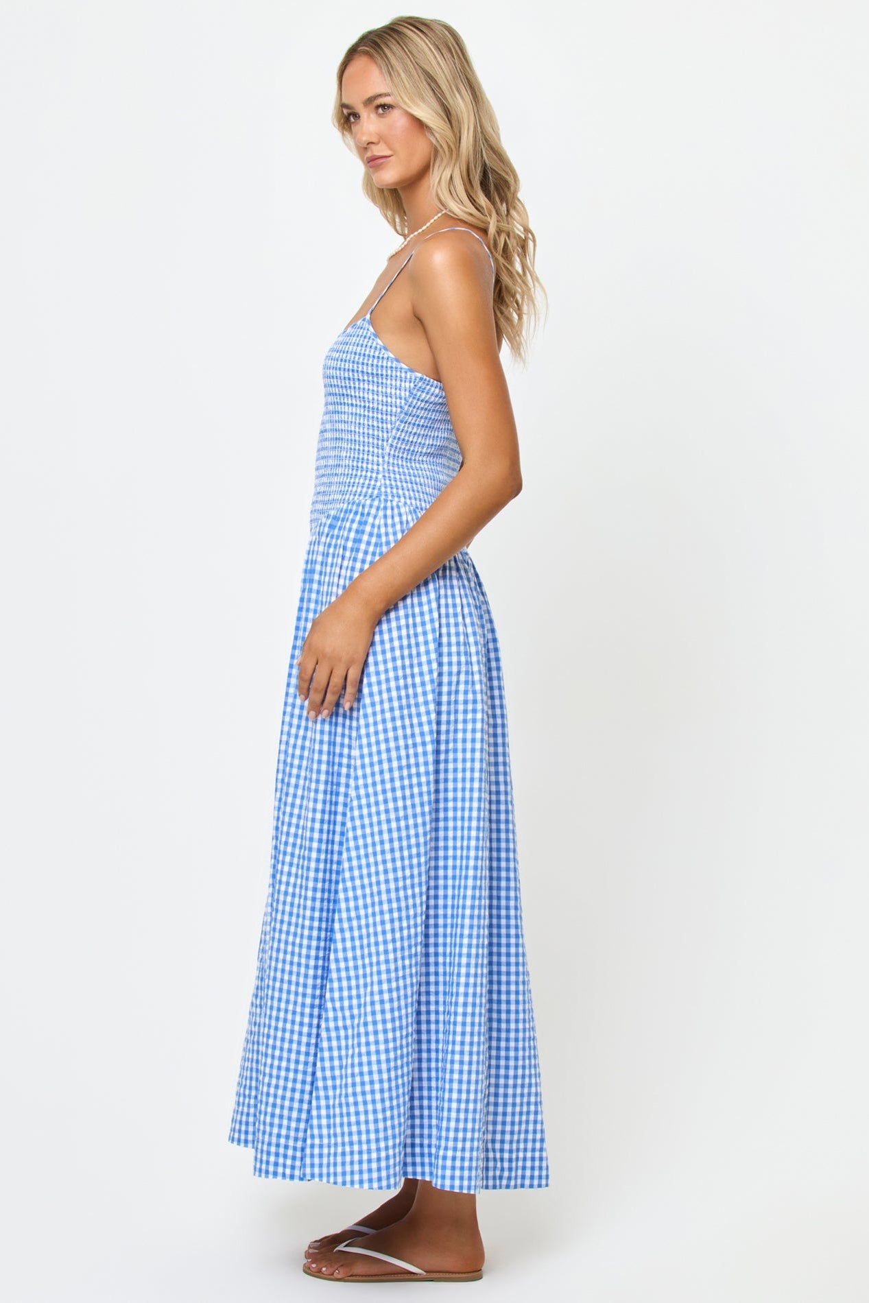 LSPACE Misha Midi - Morning Gingham, additional view | Bikinibird