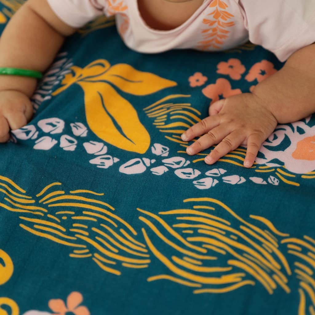Coco Moon Lā Lei Baby Quilt