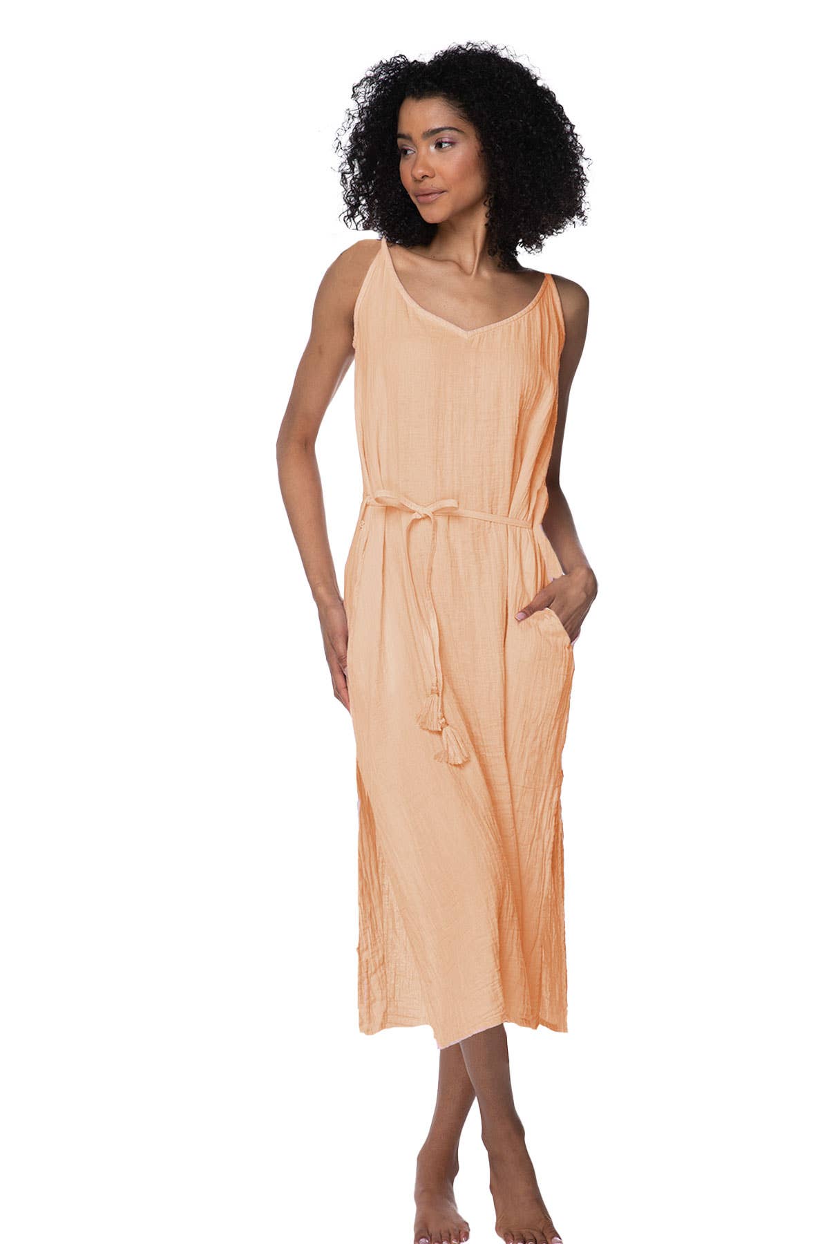 Subtle Luxury Double Gauze Trish Tank Dress, additional view | Bikinibird
