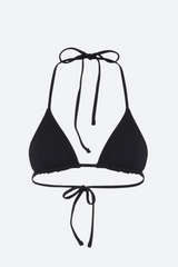 Bromelia Swimwear Gabriela Top in Midnight Black Rib