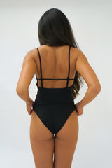 Golden Trip Rio One Piece in Black