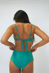 Golden Trip Waikiki Underwire Top in Forest