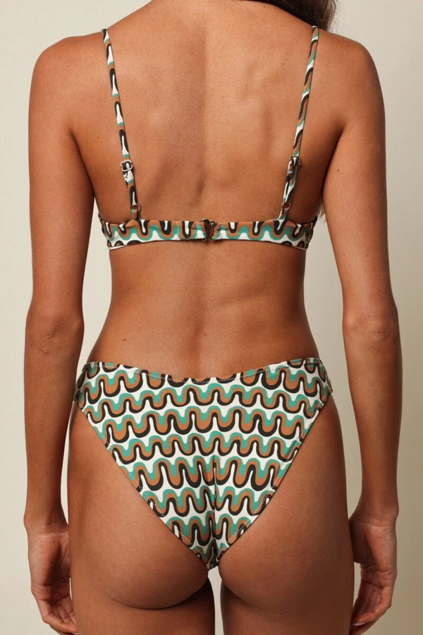 Montce Lulu (Zig-Zag Stitch) Bikini Bottom in Groovy