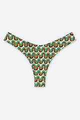 Montce Lulu (Zig-Zag Stitch) Bikini Bottom in Groovy