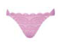 PQ Swim Lace Fanned Teeny Bottom in Wisteria