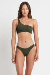 Bound by Bond-Eye Samira Crop Eco in Khaki