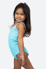 MAI Underwear Littles Everyday Bodysuit in Ballet Blue Ribbed