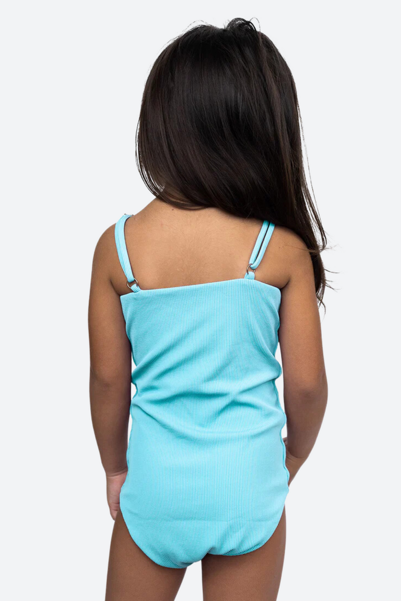 MAI Underwear Littles Everyday Bodysuit in Ballet Blue Ribbed