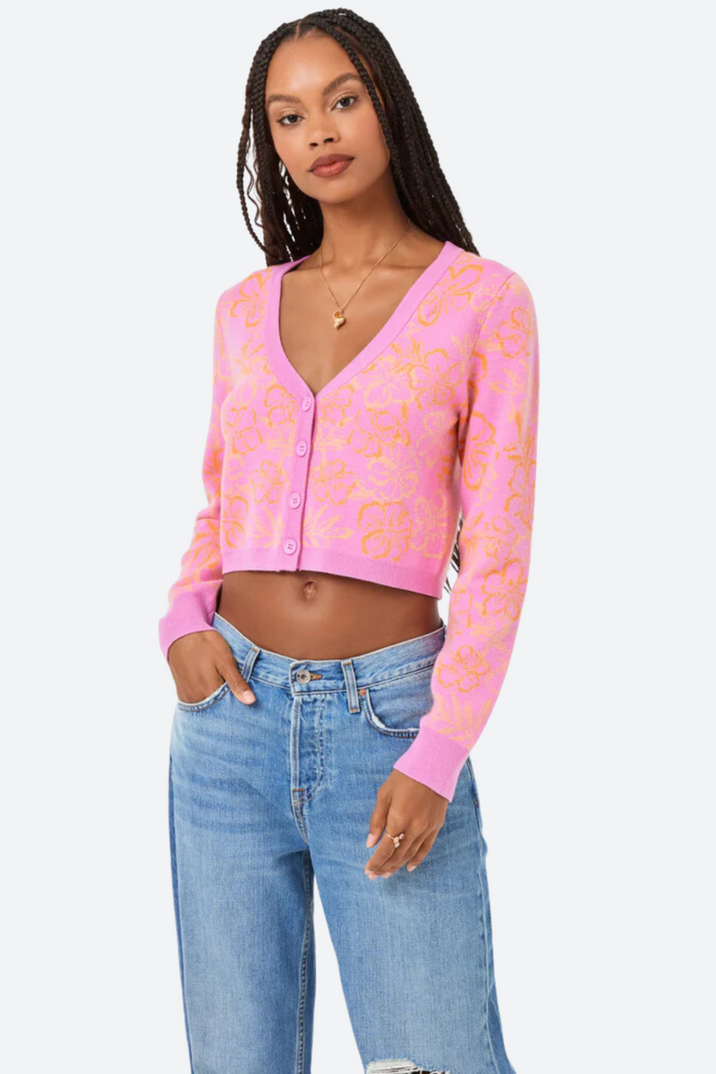L*Space Spring Fling Sweater in Hibiscus Kiss
