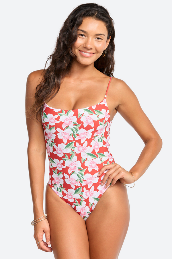 Benoa Swim Makenna One Piece in Vintage Orchid