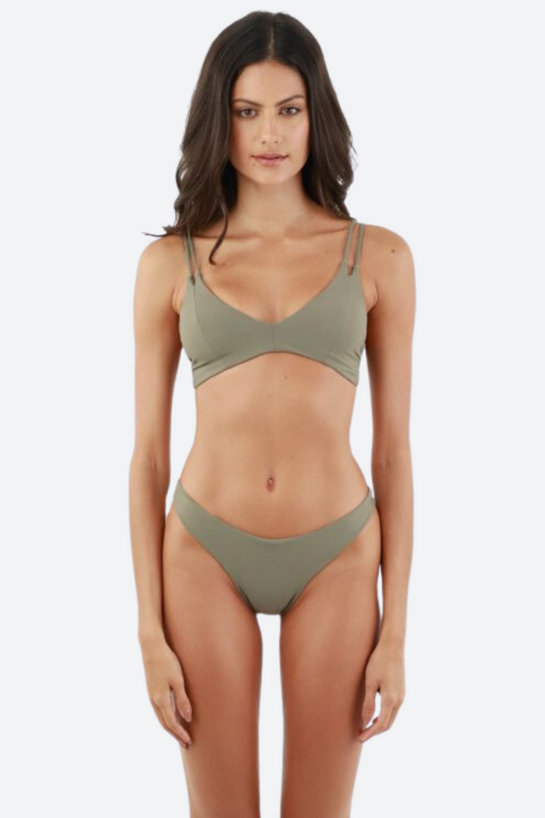 Malai Dainty Top in Clover Green