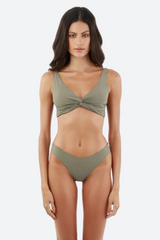 Malai The Knotty Top in Clover Green