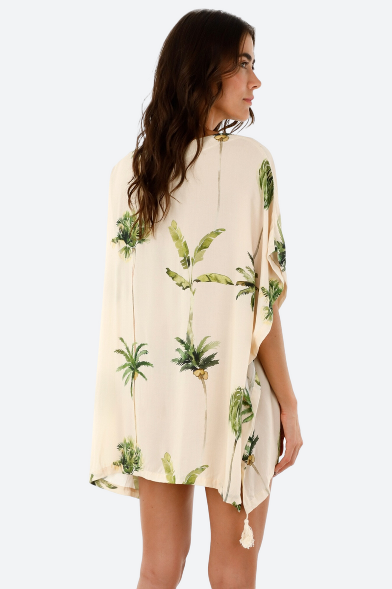 Malai Brodie Kaftan in Island Breeze