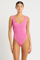 Bound by Bond-Eye Mara One Piece in Candy Pink Recycled