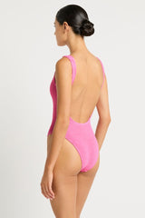 Bound by Bond-Eye Mara One Piece in Candy Pink Recycled