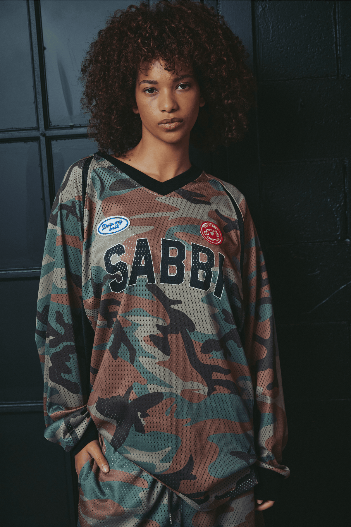 Sabbi The 10 Mesh Top in Camo