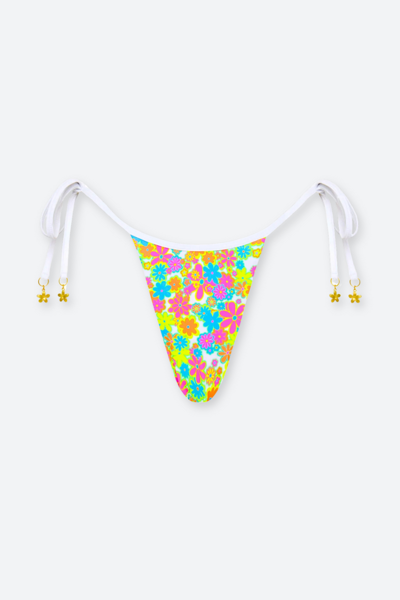 Kulani Kinis Micro Thong Bikini Bottom in Sweet Sunshine