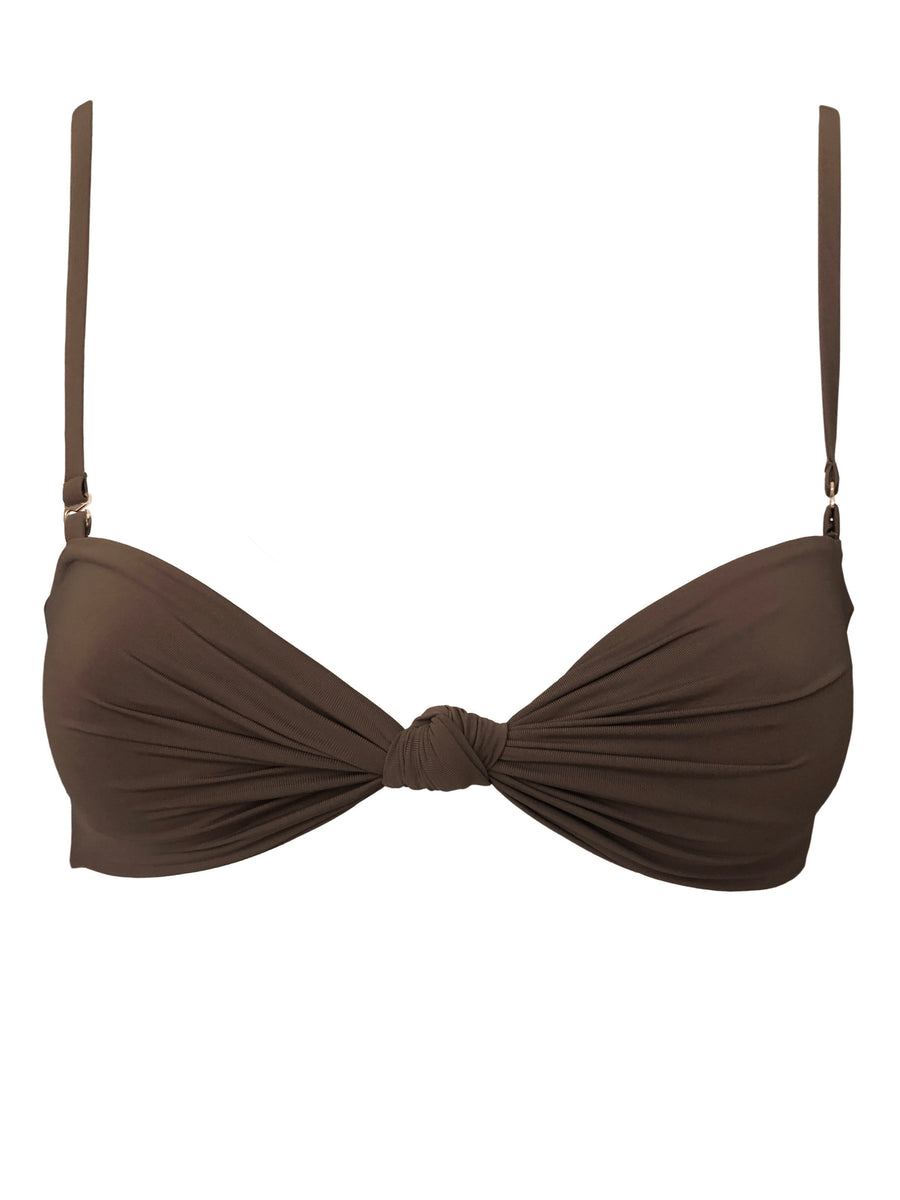 Slate Swim Palermo Top in Espresso