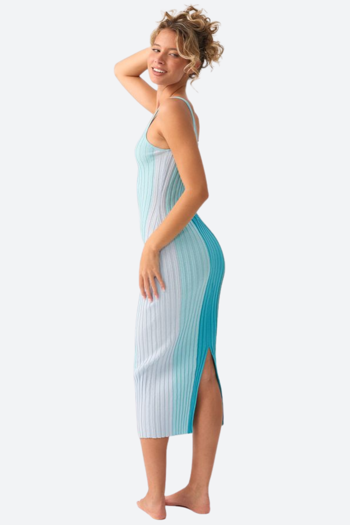 PQ Swim Poppy Dress in Saltwater