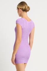 Bound by Bond-Eye Jerrie Dress in Lilac Shimmer