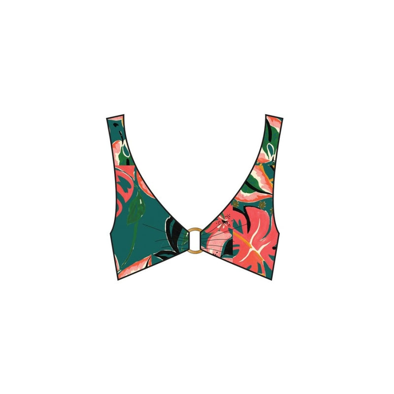 Vitamin A Skylar Top in Painted Jungle