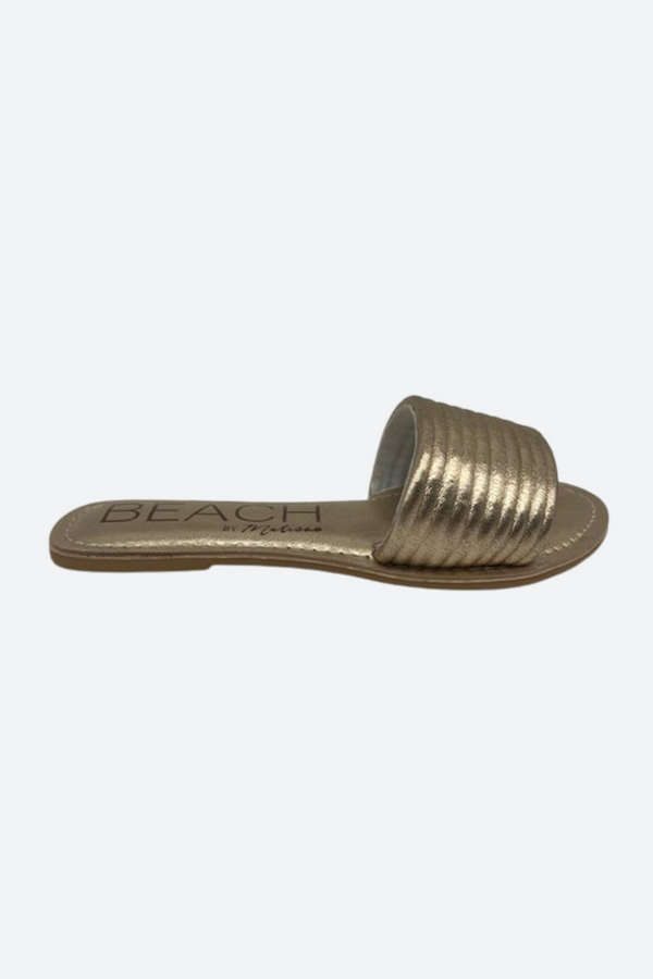 Matisse Troller Slide Sandal in Gold