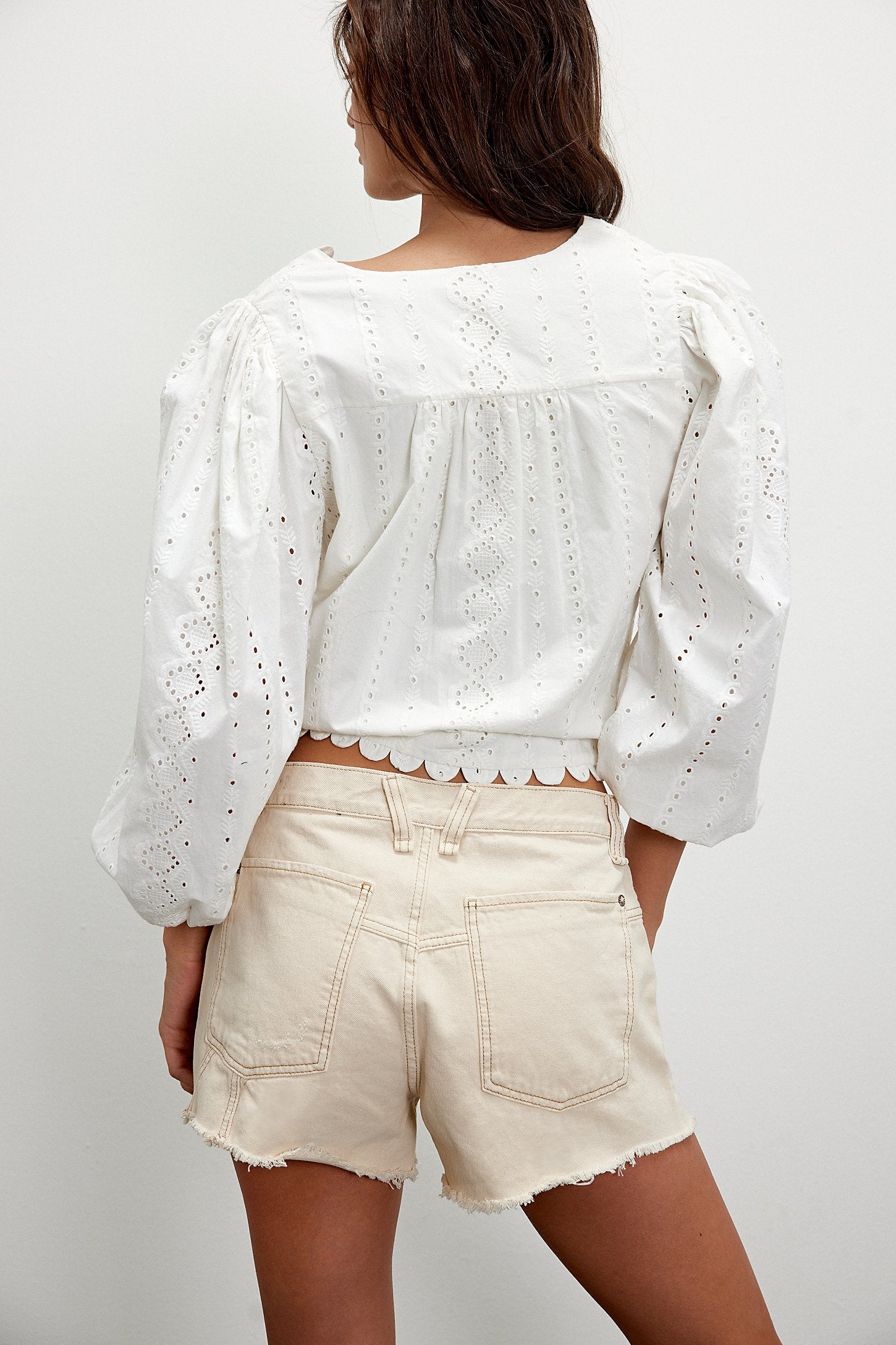 Free People Now Or Never Denim Shorts