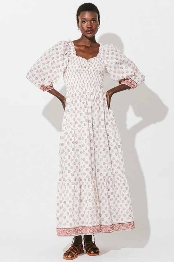 Cleobella Zahara Ankle Dress in Belize Blossom