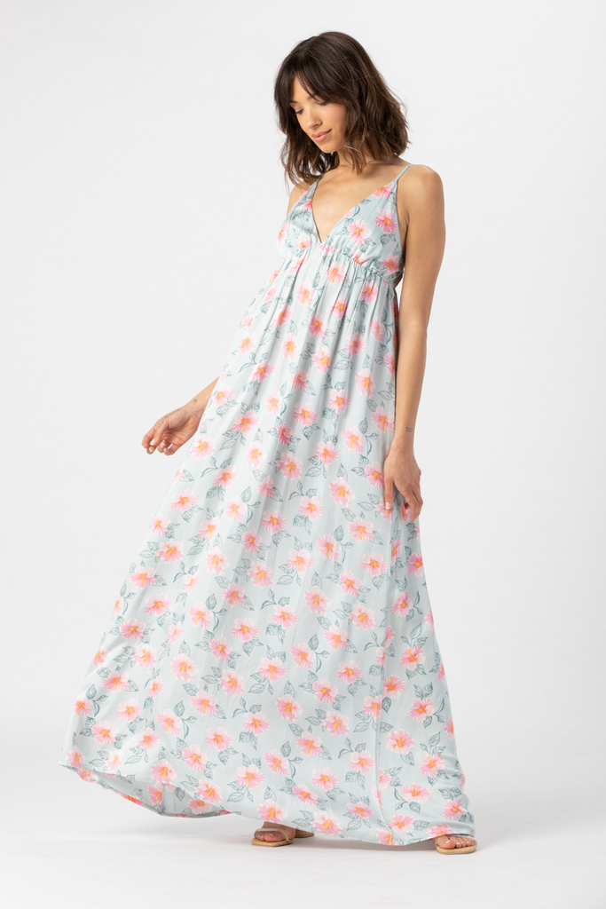 Tiare Hawaii Gracie Maxi Dress in Aloha Floral