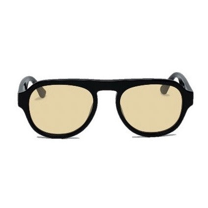 Wonderland Glamis Sunglasses in Gloss Black / Bronze CZ